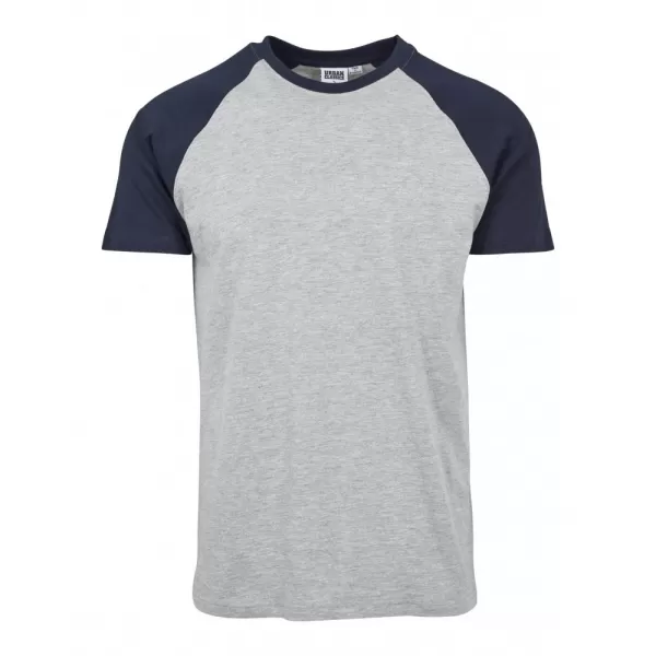  Pánské triko URBAN CLASSICS TB639 GREY/NAVY 