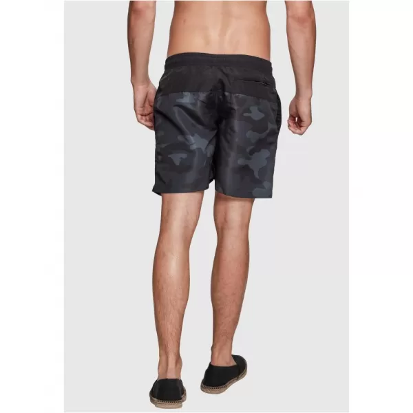  Pánské kraťasy URBAN CLASSICS TB1026 BLACK/DARK CAMO 