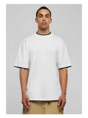 Pánské triko URBAN CLASSICS TB029A WHITE/BLACK