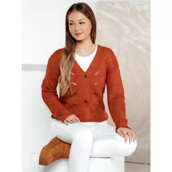  Dámský svetr DSTREET KNITVIA KARAMELOVÁ 