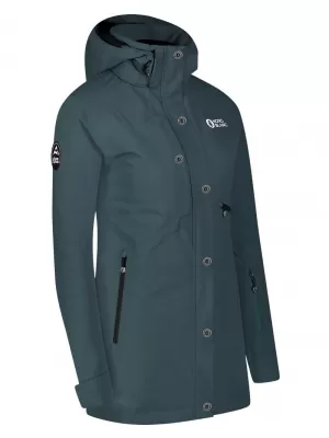 Dámská lyžařská bunda NORDBLANC SLEDDING NBWJL8127 ZELENÁ