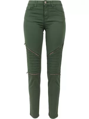Dámské kalhoty URBAN CLASSICS TB1215 OLIVE