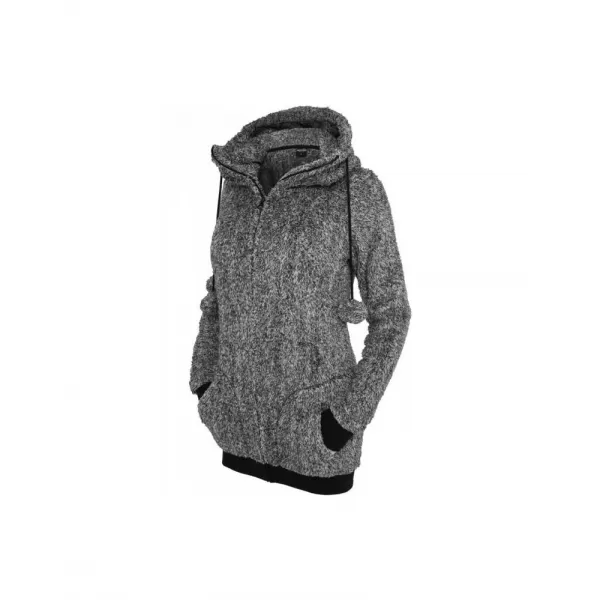  Dámská mikina URBAN CLASSICS TB616 BLACK/WHITE 