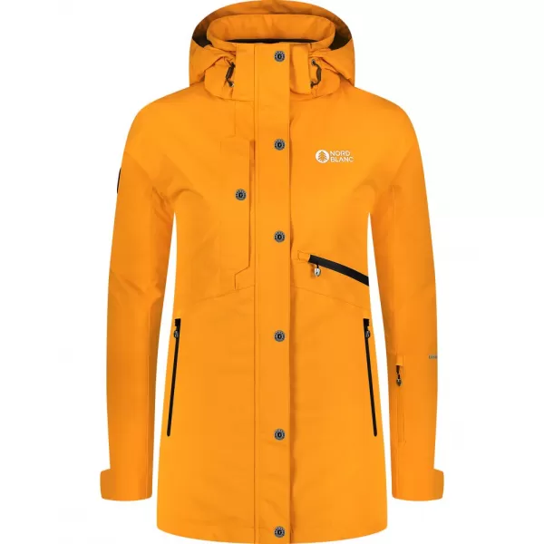  Dámská lyžařská bunda NORDBLANC SLEDDING NBWJL8127 ORANŽOVÁ 