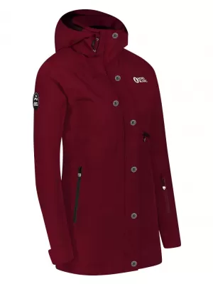 Dámská lyžařská bunda NORDBLANC SLEDDING NBWJL8127 VÍNOVÁ