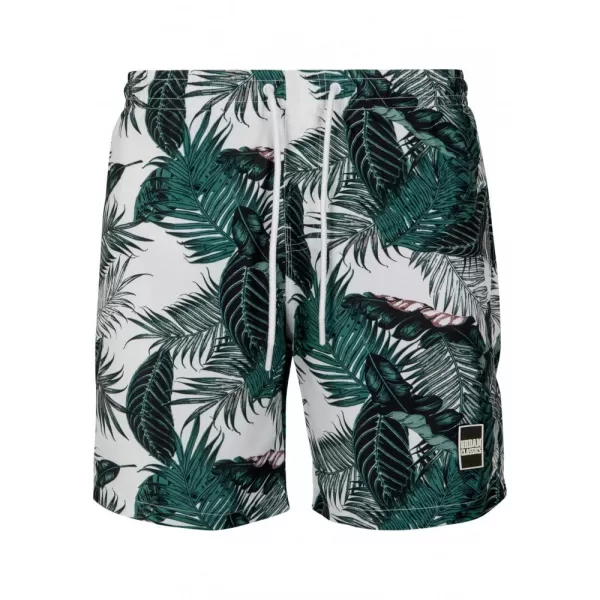  Pánské kraťasy URBAN CLASSICS TB2679 PALM LEAVES 