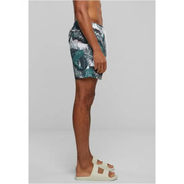  Pánské kraťasy URBAN CLASSICS TB2679 PALM LEAVES 