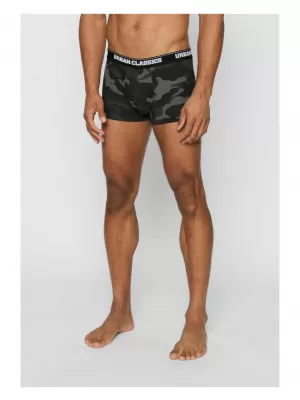 Pánské boxerky URBAN CLASSICS TB2047 WOOD CAMO/DARK CAMO