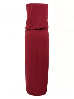 Dámské šaty URBAN CLASSICS TB1508 BURGUNDY