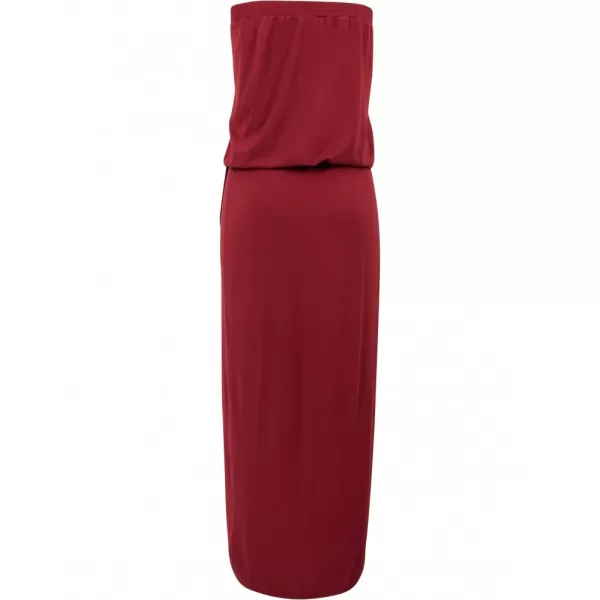  Dámské šaty URBAN CLASSICS TB1508 BURGUNDY 