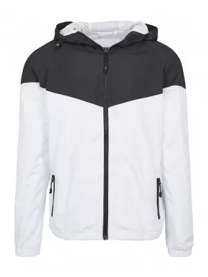 Pánská bunda URBAN CLASSICS TB2107 BLACK/WHITE