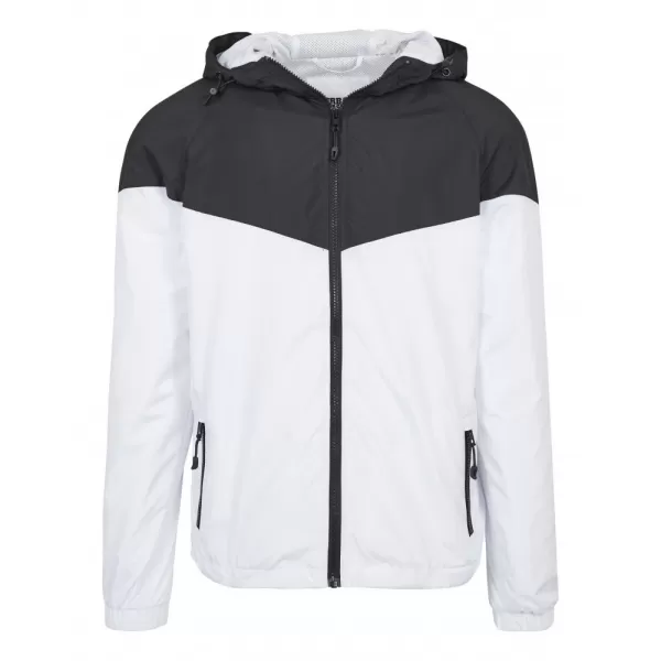  Pánská bunda URBAN CLASSICS TB2107 BLACK/WHITE 