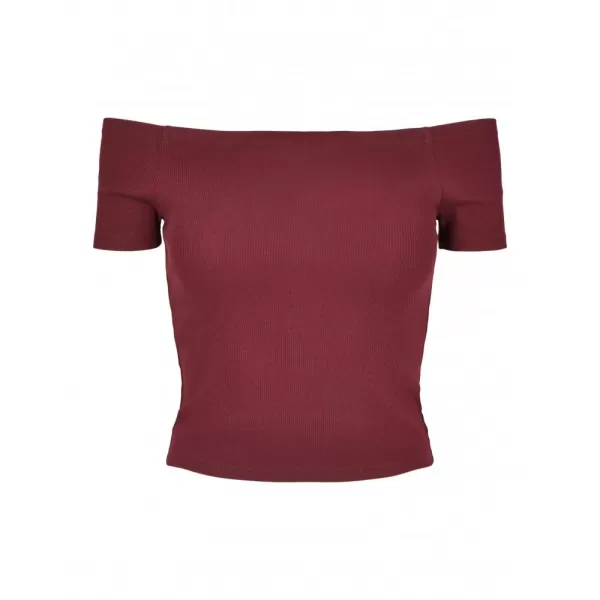  Dámské triko URBAN CLASSICS TB1500 RED WINE 
