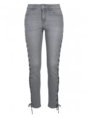 Dámské kalhoty URBAN CLASSICS TB2003 GREY