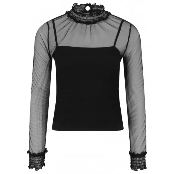  Dámská halenka URBAN CLASSICS TB2324 BLACK 