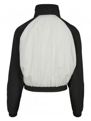 Dámská bunda URBAN CLASSICS TB2662 BLACK/WHITE