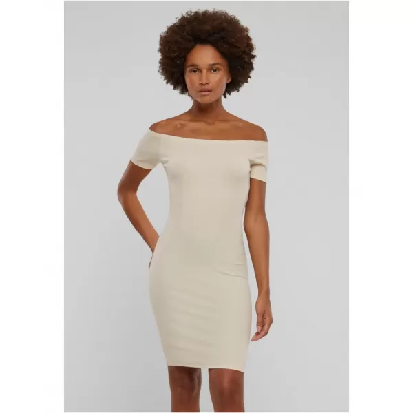  Dámské šaty URBAN CLASSICS TB1501 WHITE/SAND 
