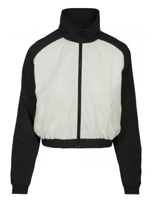 Dámská bunda URBAN CLASSICS TB2662 BLACK/WHITE