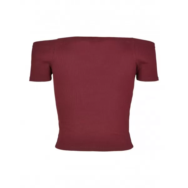  Dámské triko URBAN CLASSICS TB1500 RED WINE 