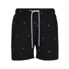 Pánské kraťasy URBAN CLASSICS TB2680 BLACK/PALM TREE