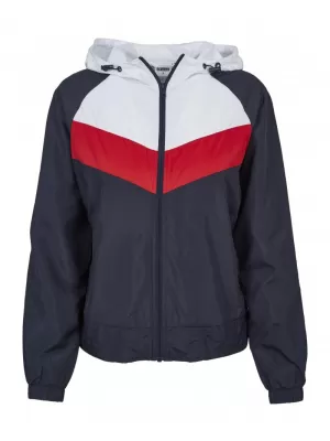 Dámská bunda URBAN CLASSICS TB2009 NAVY/WHITE/FIRE RED