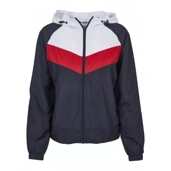  Dámská bunda URBAN CLASSICS TB2009 NAVY/WHITE/FIRE RED 