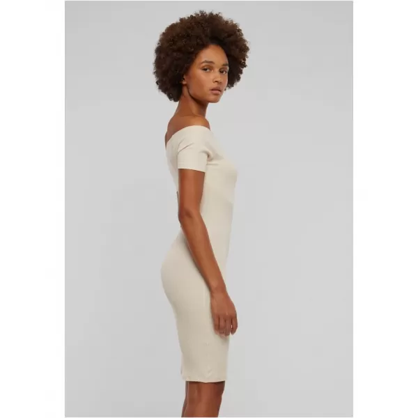  Dámské šaty URBAN CLASSICS TB1501 WHITE/SAND 
