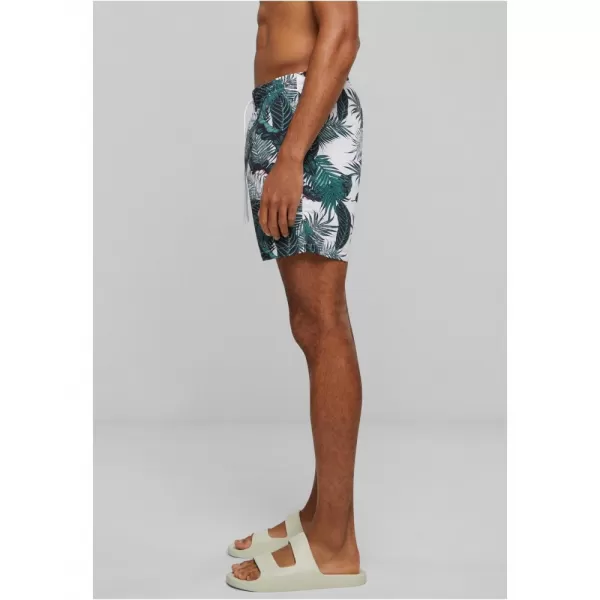  Pánské kraťasy URBAN CLASSICS TB2679 PALM LEAVES 
