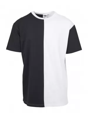Pánské triko URBAN CLASSICS TB2056 BLACK/WHITE