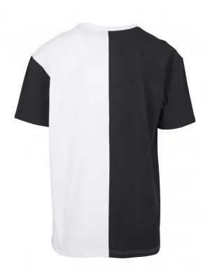 Pánské triko URBAN CLASSICS TB2056 BLACK/WHITE
