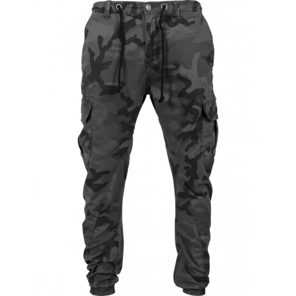  Pánské kalhoty URBAN CLASSICS TB1611 GREY CAMO 