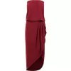 Dámské šaty URBAN CLASSICS TB1508 BURGUNDY