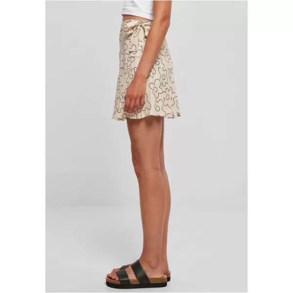  Dámská sukně URBAN CLASSICS TB4367 SOFT SEA GRASS FLOWER 
