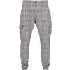 Pánské kalhoty URBAN CLASSICS TB3138 WHITE/BLACK