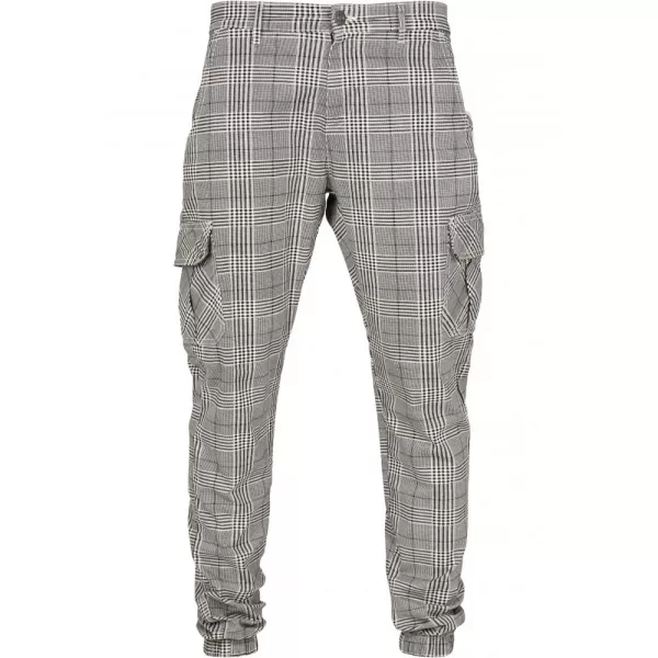  Pánské kalhoty URBAN CLASSICS TB3138 WHITE/BLACK 