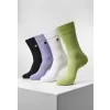 Ponožky URBAN CLASSICS TB4242 BLACK/LILAC/LIME/WHITE