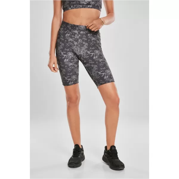  Dámské kraťasy URBAN CLASSICS TB3423 DARK DIGITAL CAMO 