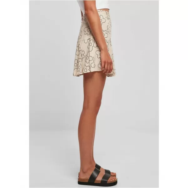  Dámská sukně URBAN CLASSICS TB4367 SOFT SEA GRASS FLOWER 