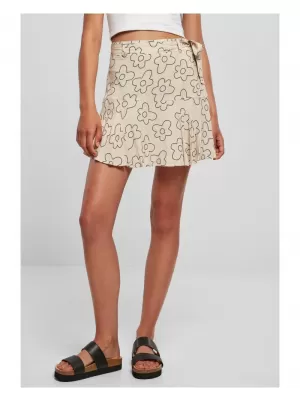 Dámská sukně URBAN CLASSICS TB4367 SOFT SEA GRASS FLOWER