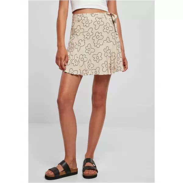  Dámská sukně URBAN CLASSICS TB4367 SOFT SEA GRASS FLOWER 
