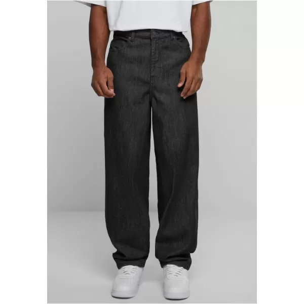  Pánské džíny URBAN CLASSICS TB4461 BLACK ACID WASHED 
