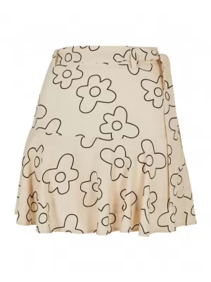 Dámská sukně URBAN CLASSICS TB4367 SOFT SEA GRASS FLOWER