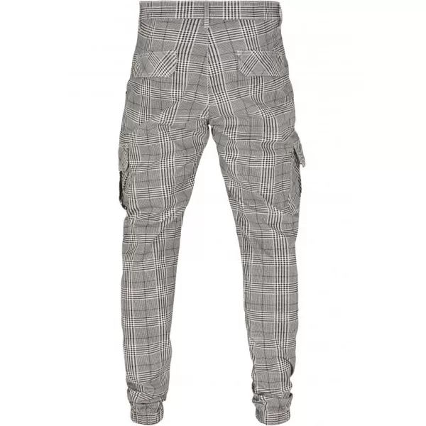  Pánské kalhoty URBAN CLASSICS TB3138 WHITE/BLACK 