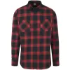 Pánská košile URBAN CLASSICS TB3195 BLACK/RED