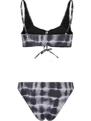 Dámské plavky URBAN CLASSICS TB4384 BLACK/WHITE