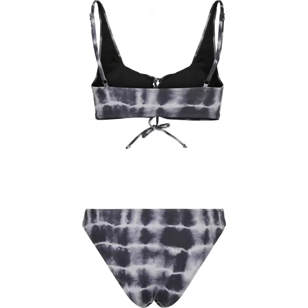  Dámské plavky URBAN CLASSICS TB4384 BLACK/WHITE 