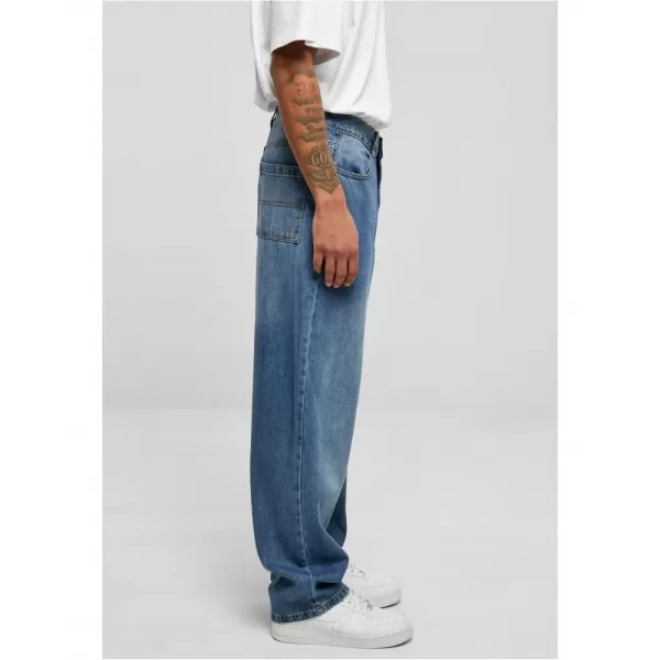  Pánské džíny URBAN CLASSICS TB4461 MID DEEP BLUE 