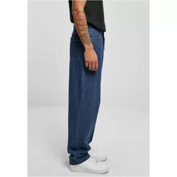  Pánské džíny URBAN CLASSICS TB4461 MID INDIGO WASHED 
