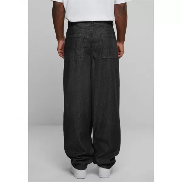  Pánské džíny URBAN CLASSICS TB4461 BLACK ACID WASHED 