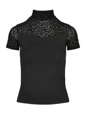 Dámské triko URBAN CLASSICS TB3752 BLACK